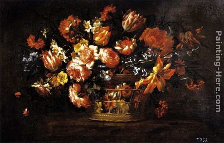 Bartolome Perez Basket of Flowers